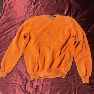 Ralph Lauren Vibrant Orange Crewneck Sweater